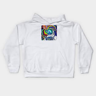 Trippy Spaceman Kids Hoodie